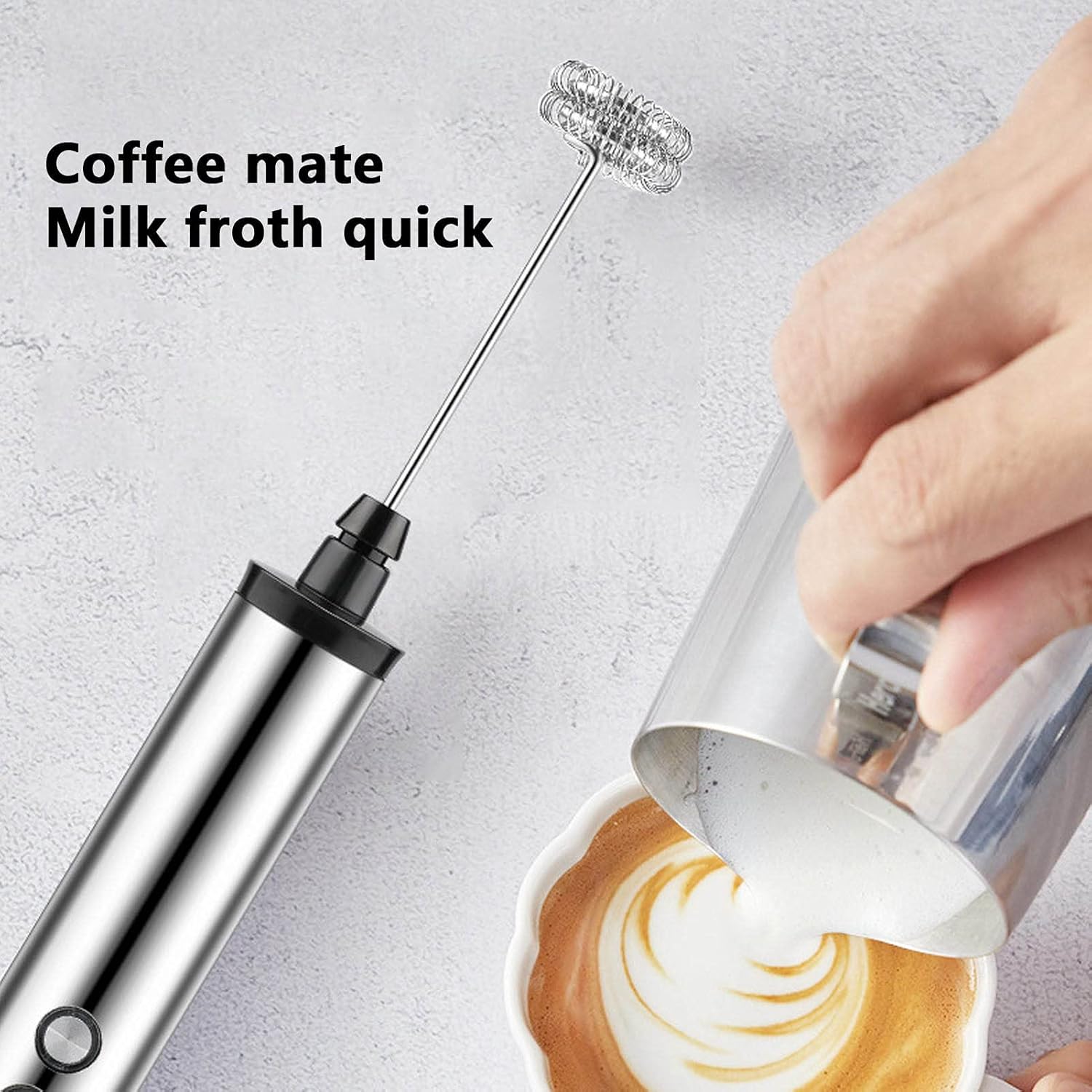 Home Improvement Kitchen - マグパイ3in1ハンドヘルド電動ミルク泡立て器ドリンクミキサー卵ビーター充電式簡単操作泡立て器家庭用キッチンツール