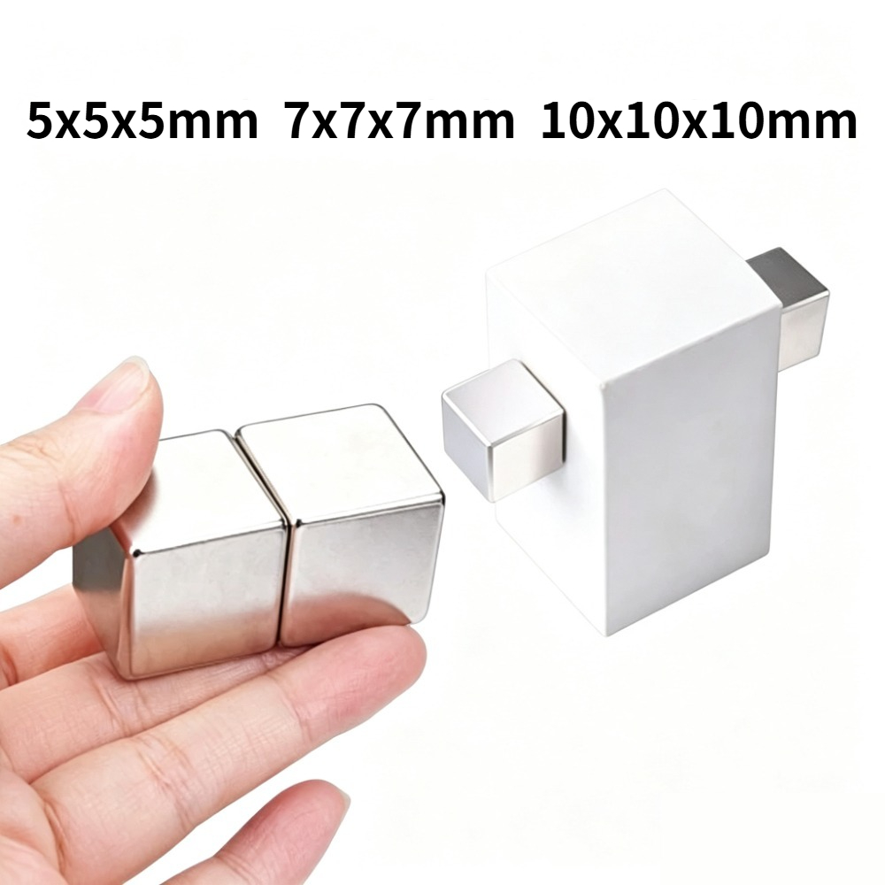 Home Improvement Outlet Stores - 5x5x5/7x7x7/10x10x10mmの正方形磁石ブロック、写真壁、冷蔵庫収納、クリスマスプレゼント、倉庫仕分け用