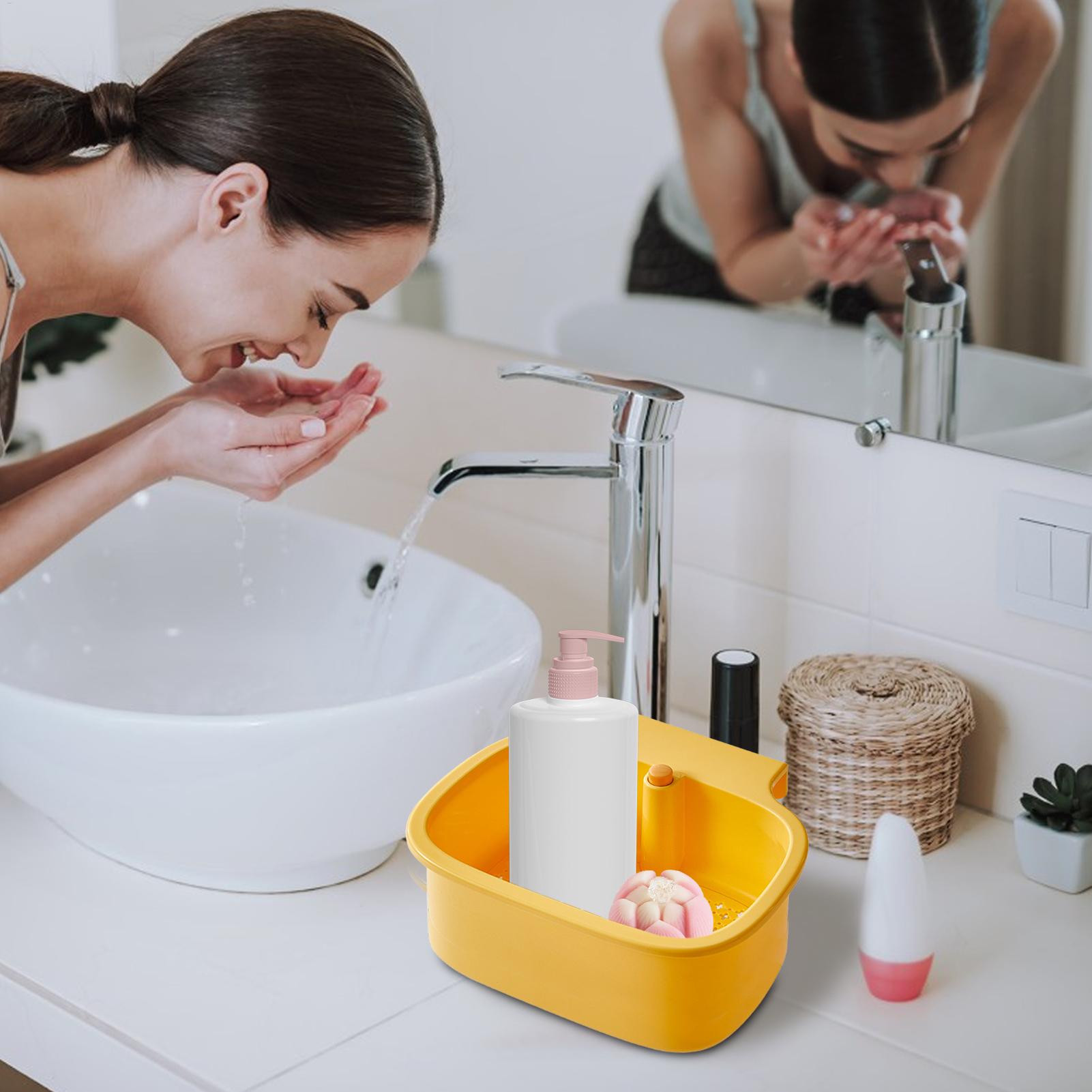 Sink Drain Strainer - キッチンシンク排水バスケット格納式シンクストレーナーバスケット多目的野菜排水棚蛇口収納ホルダー毎日用