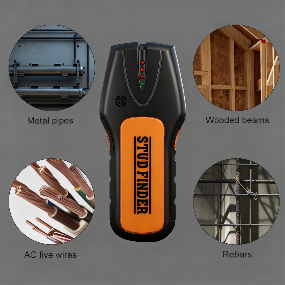 多機能ハンドヘルド金属探知機スタッドウッドファインダー電子測 - Stud Finder Magnetic のレビューと価格