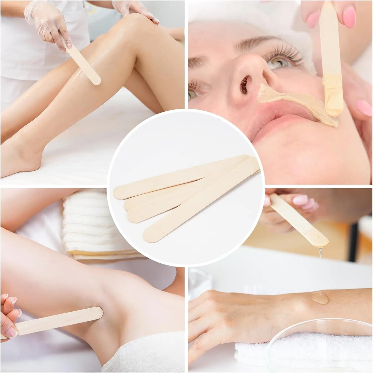 200/100/50/5 個タトゥーワックススティック使い捨 - Wood Filler Stick のレビューと価格