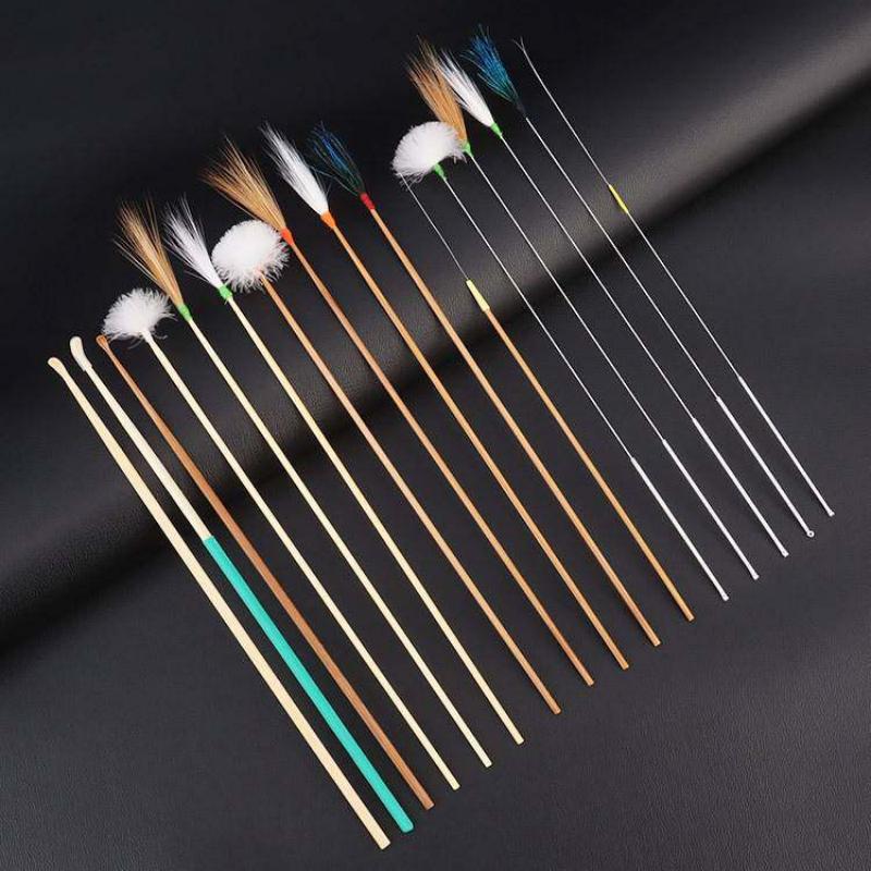 新しい1セット耳かきツール、耳マッサージ器、耳かきスティック - Wood Filler Stick のレビューと価格