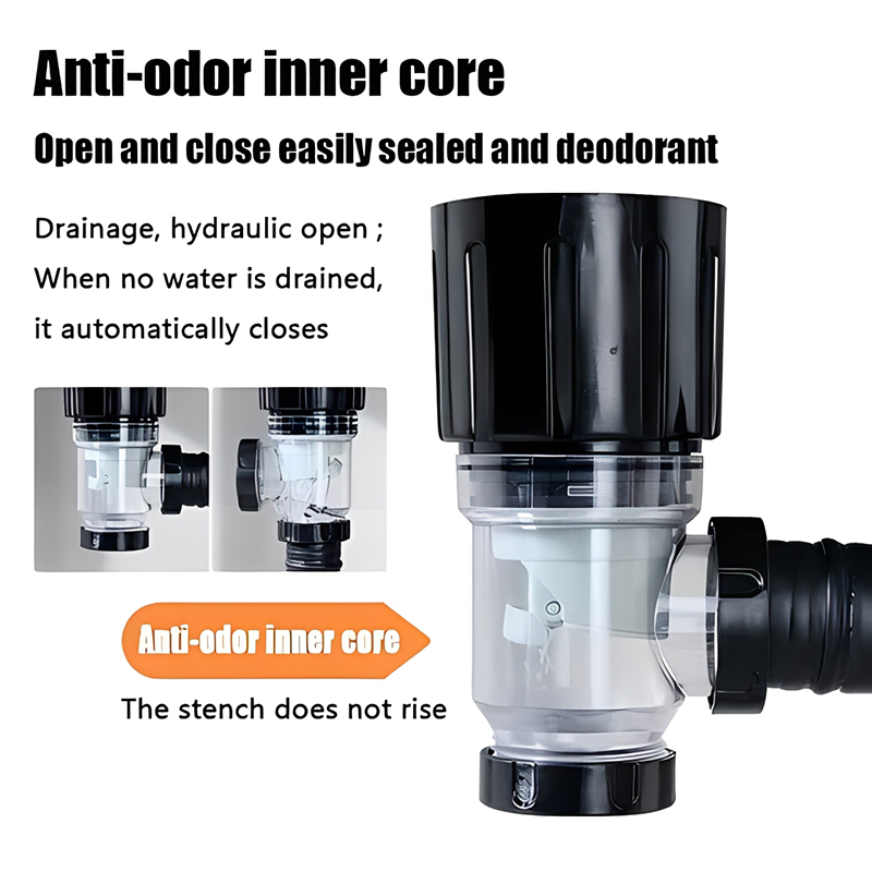 伸縮式消臭フィルター付きフレキシブル排水管、浴室用詰まり防止 - Sink Drain Strainer のレビューと価格