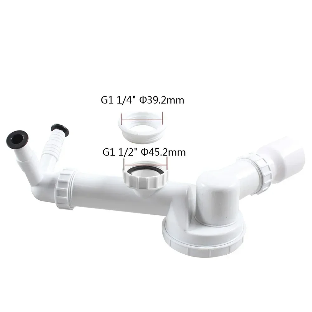 ホワイト臭気制御キッチンシンク排水管ハードチューブG1-1/ - Sink Drain Strainer のレビューと価格