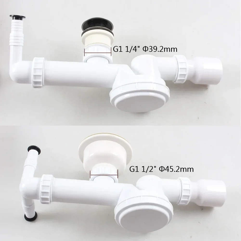 ホワイト臭気制御キッチンシンク排水管ハードチューブG1-1/ - Sink Drain Strainer のレビューと価格