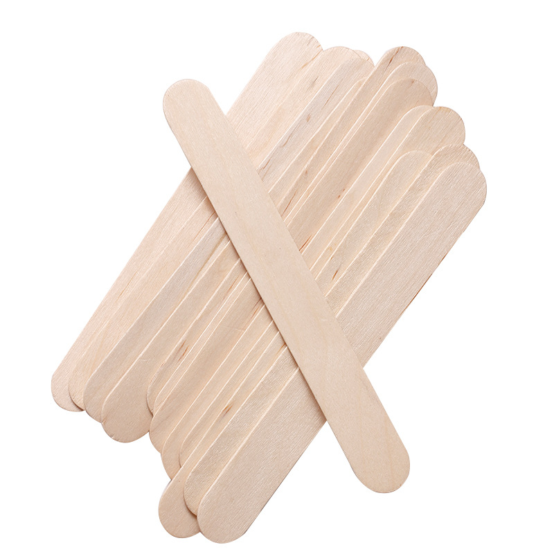 使い捨ての木製舌圧子,ボディヘアクリップ,ワックスがけ用,1 - Wood Filler Stick のレビューと価格