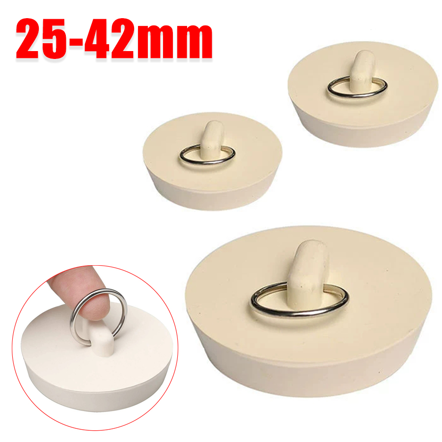 1個入り ゴム製 丸型 浴槽栓 25-42mm 排水栓 ゴム - Sink Drain Strainer のレビューと価格