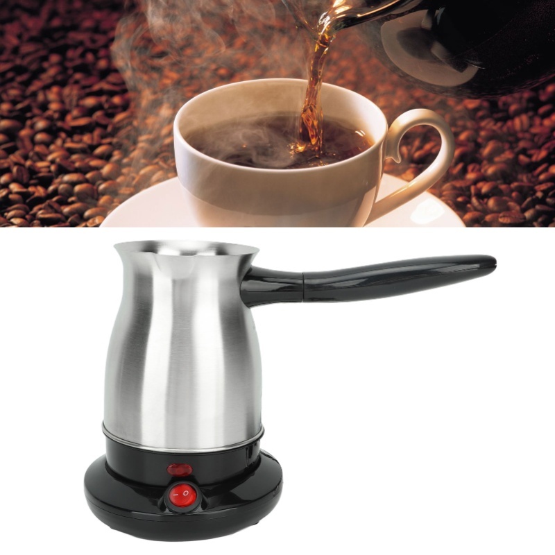 600ml 電気ステンレス製ウォーターケトル コーヒー加熱ポ - Home Improvement Kitchen のレビューと価格