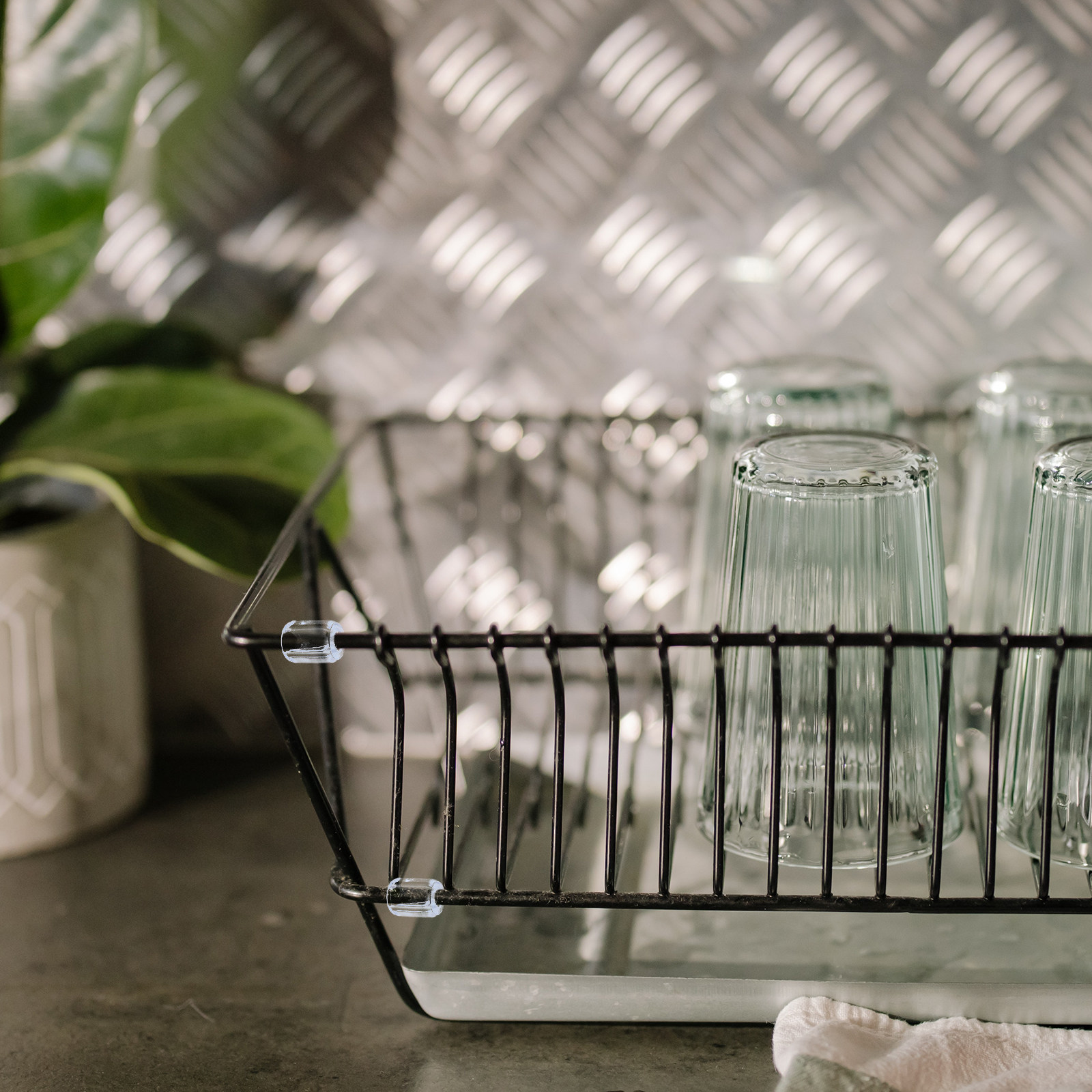80 個キッチンシンクグリッドフィートプラスチック透明交換用 - Home Improvement Kitchen のレビューと価格
