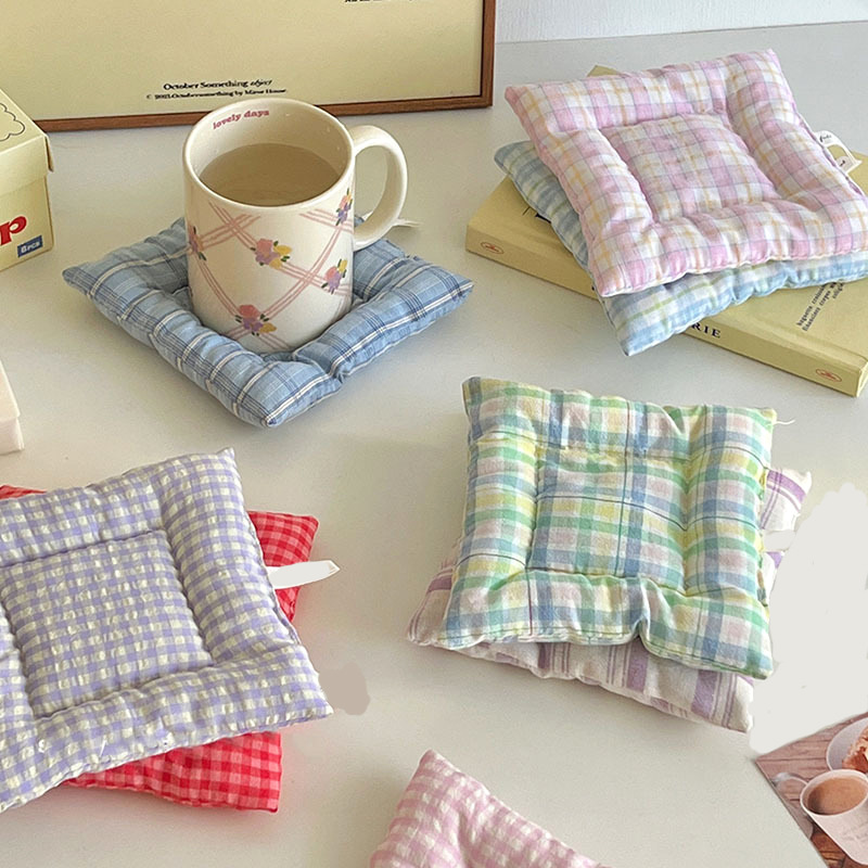 コースター 韓国スタイル ハンドメイド コットンコースター  - Home Improvement Kitchen のレビューと価格