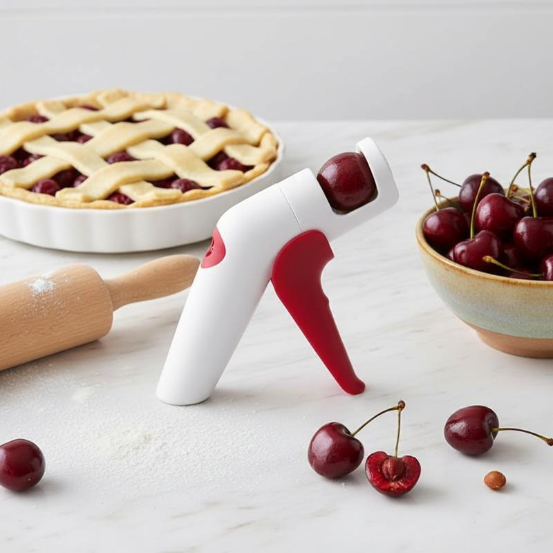 チェリーレッドデーツサンザシ種抜き機多機能フルーツコアラーと - Home Improvement Kitchen のレビューと価格