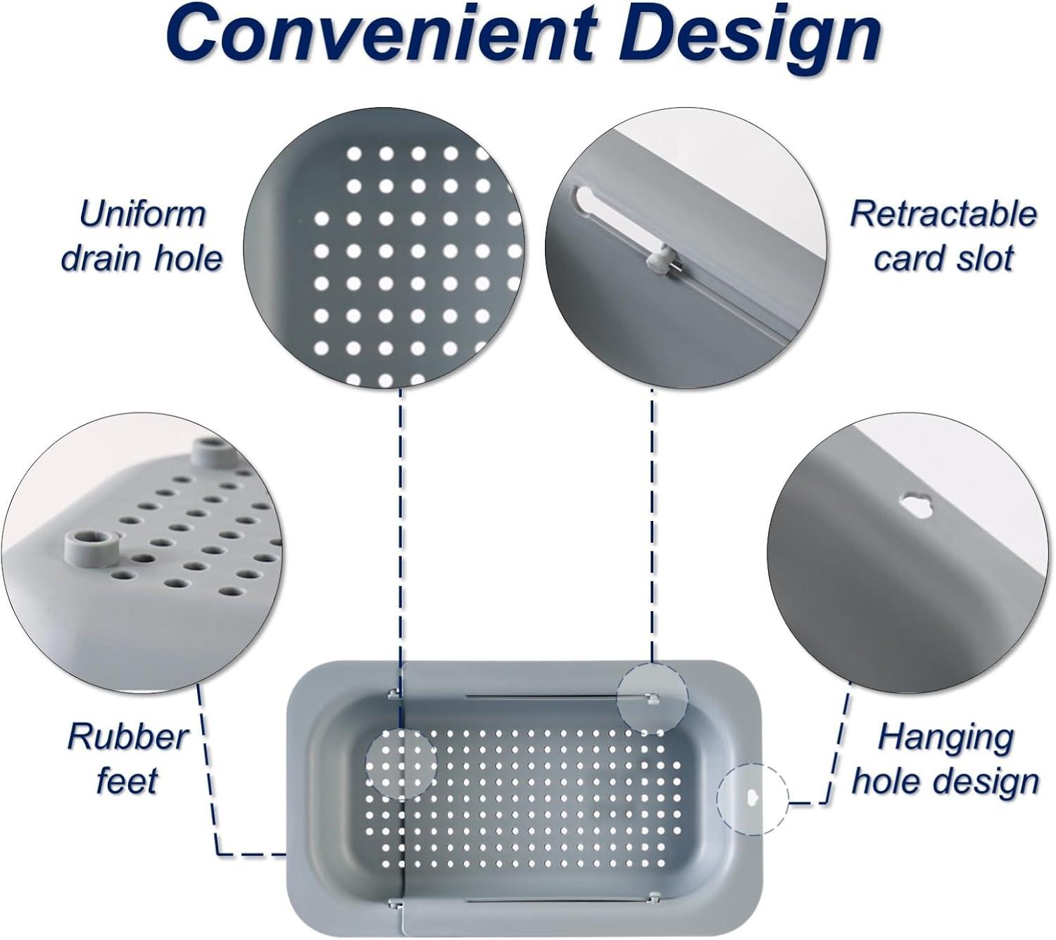 UFORU 折りたたみ式排水バスケット、キッチンシンクストレ - Sink Drain Strainer のレビューと価格