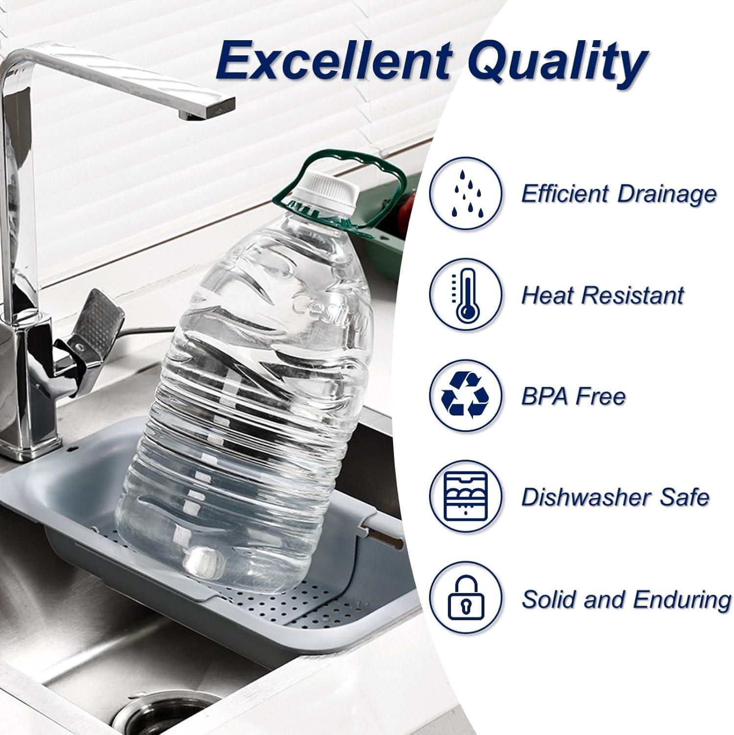 UFORU 折りたたみ式排水バスケット、キッチンシンクストレ - Sink Drain Strainer のレビューと価格