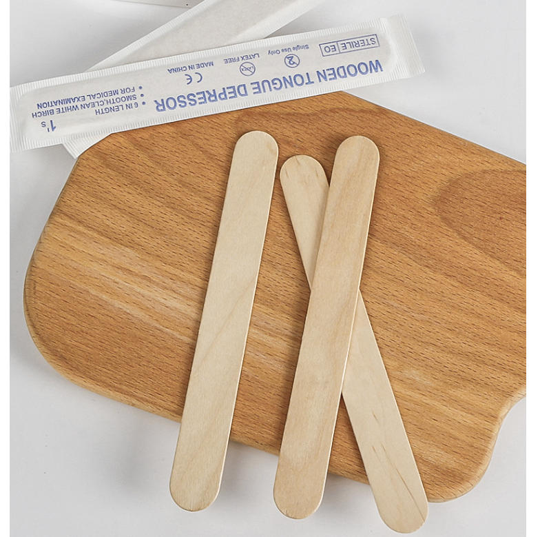 30/50/100/200 個使い捨てタトゥー舌圧子ボディワ - Wood Filler Stick のレビューと価格
