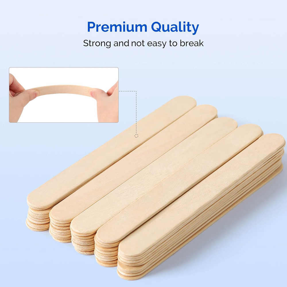300/200/100/50/30/10 個木製舌圧子ワック - Wood Filler Stick のレビューと価格