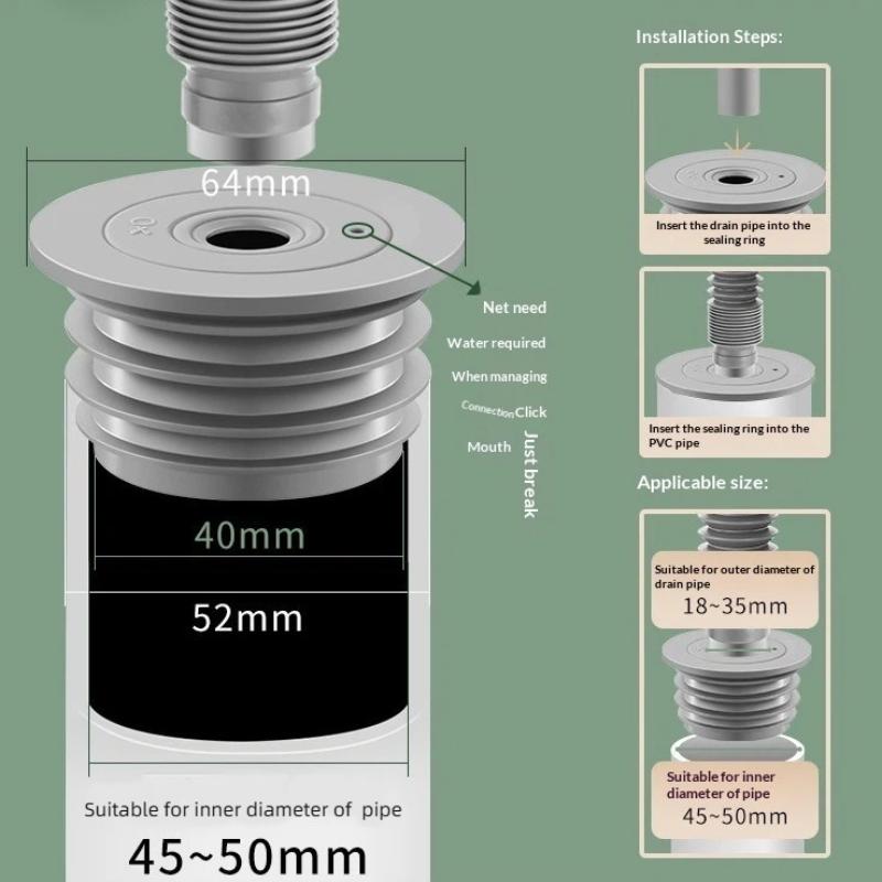 シリコーン浴室下水道シールリングキッチンシンク下水道管プラグ - Sink Drain Strainer のレビューと価格